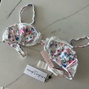NWT FOR LOVE & LEMONS X VICTORIA’s SECREt FLORAL UNDERWIRE BRA SPRING 2021